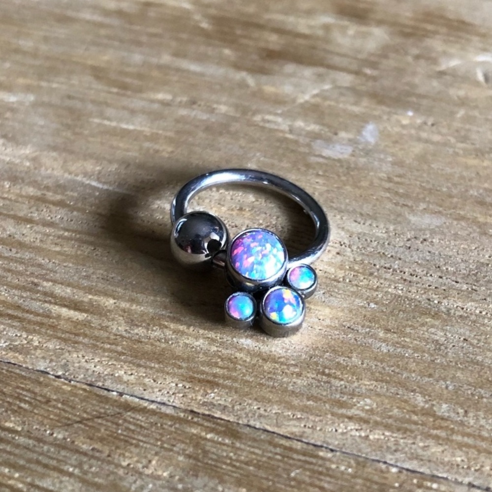 Anatometal Purple Opal CBR Cluster